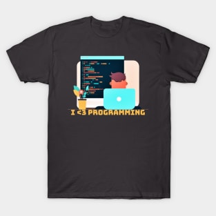 I love programming - V3 T-Shirt